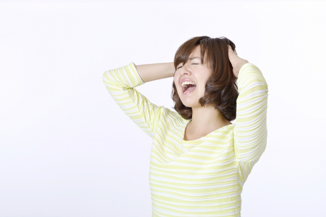困った女性